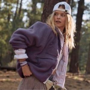 Hit the Slopes fleece, size medium, purple